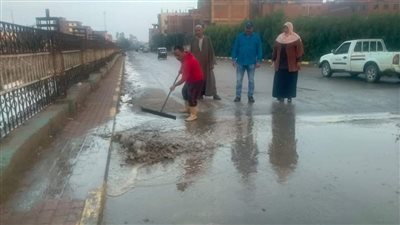 سقوط أمطار يصاحبها برق ورعد في المنوفية | صور