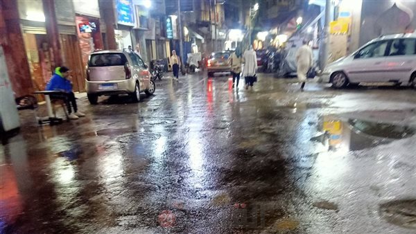 سقوط الأمطار بالدقهلية