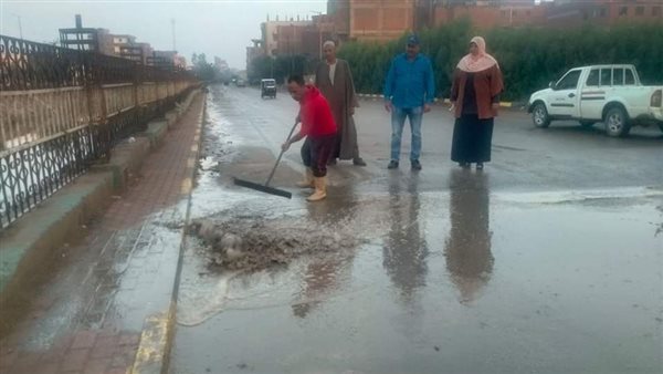 سقوط أمطار على محافظة