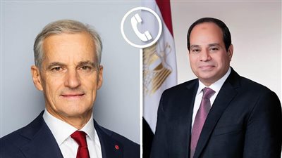 السيسي يتلقى اتصالا من رئيس وزراء النرويج لبحث تطورات الأوضاع في قطاع غزة