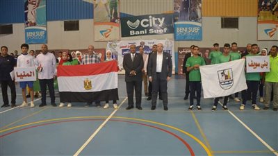 محافظ بني سويف يشهد ختام فعاليات بطولة إقليم شمال الصعيد لمسابقات ألعاب القوى والسلة لمدارس التربية الخاصة والدمج