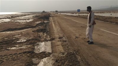 استمرار غلق كافة الطرق المؤدية لمرسى علم في البحر الأحمر بسبب السيول