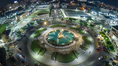 محافظ الإسكندرية يفتتح ميدان زويل بعد انتهاء تطويره 