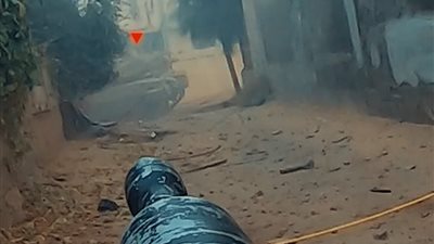 قذائف الياسين تستهدف دبابة ميركافا وجرافة عسكرية تابعة لجيش الاحتلال في خان يونس