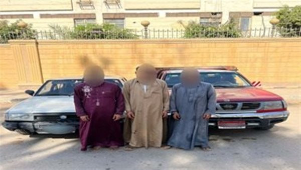 المتهمين والمضبوطات