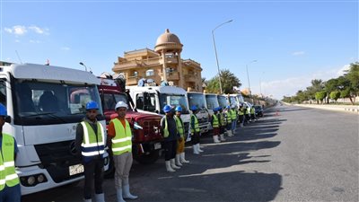 رئيس جهاز الشيخ زايد: جاهزية جميع محطات الصرف وفرق التعامل مع الطوارئ بالمدينة 