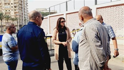 نائب محافظ البحيرة تتابع إصلاح خط الطرد الرئيسي وكسح مياه الأمطار برشيد