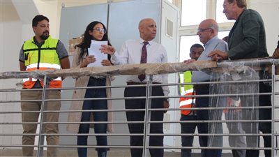  وفد الوكالة الأمريكية يزور شركة مياه الشرب بالأقصر ويتفقد مشروع محطة الهنادي