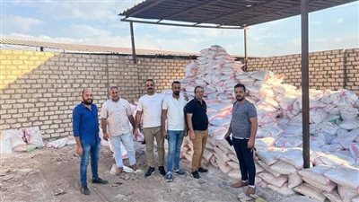 وسط الزراعات.. ضبط 30 طن ملح منتهي الصلاحية في القليوبية 