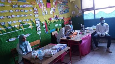 قافلة طبية مجانية بقرية معصرة صاوي بمركز طامية بالفيوم لمدة يومين