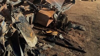 اللقطات الأولى من موقع انفجار سيارة محملة بأنابيب الغاز في الغربية بعد عمليات التبريد|صور