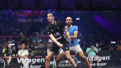 تأهل علي فرج وشقيقتين.. نتائج نصف نهائي بطولة سنغافورة المفتوحة للاسكواش