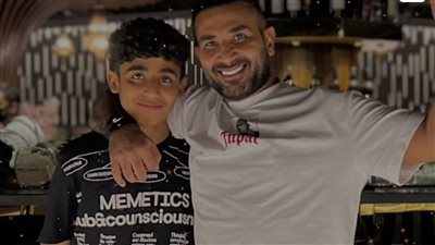 أحمد سعد يحتفل بعيد ميلاد نجله: أخدت مني الحلو وتركت الوحش وأنا فخور بيك
