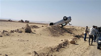 إصابة 6 أشخاص في حادث مروع بقنا | صور 