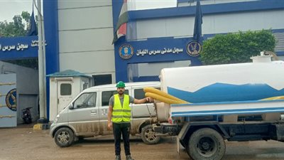 تمركز سيارات شفط المياه لمواجهة الأمطار المتوقعة في المنوفية