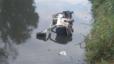 ننشر أسماء المصابين في حادث انقلاب سيارة ميكروباص داخل مصرف مائي بالغربية