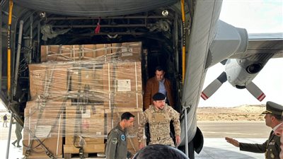 ولي العهد الأردني يصل إلى العريش للإشراف على إدخال المستشفى الميداني الأردني الثاني إلى غزة