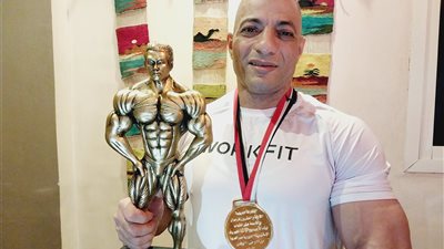 ابن محافظة سوهاج يحقق المركز الرابع في البطولة العربية لكمال الأجسام: صرفت دم قلبي ونفسي أوصل للعالمية |صور