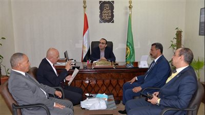 نائب محافظ الإسماعيلية يستقبل وفد البنك الزراعي المصري