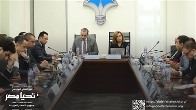 الحملة الرسمية للمرشح الرئاسي عبد الفتاح السيسي تزور المجلس القومي لحقوق الإنسان