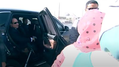 الرئيس السيسي يجري جولة تفقدية بمحافظة الجيزة