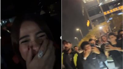 فرحة ياسمين عبد العزيز وأحمد العوضي بالتفاف الجمهور حولهما: كانوا هيروحوا معانا في العربية