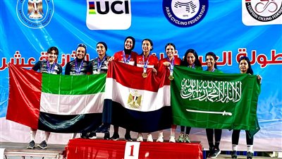 منتخب مصر يحصد 27 ميدالية في اليوم الأول للبطولة العربية للدراجات بالقاهرة