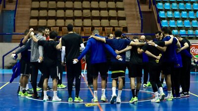 الأهلي يختتم استعداداته لمواجهة الزمالك بدوري المحترفين لكرة اليد