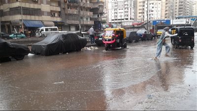 بداية هادئة لنوة قاسم.. هطول أمطار متوسطة على الإسكندرية