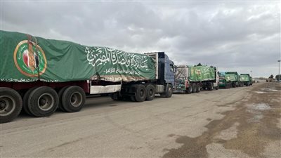 75 شاحنة منذ بداية العدوان.. بيت الزكاة يرسل قافلة مساعدات جديدة إلى غزة بتوجيهات شيخ الأزهر