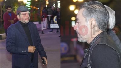 هاني سلامة ومحمد هنيدي يقدمان واجب العزاء في طارق عبد العزيز