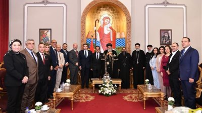 البابا تواضروس الثاني يستقبل المرشح الرئاسي فريد زهران