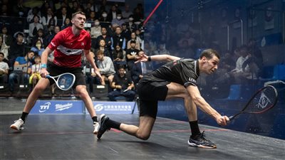 تأهل علي فرج والشربيني إلى ربع نهائي بطولة هونج كونج للإسكواش