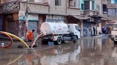 تسبب في توقف حركة السيارات.. عودة المياه بطوخ بعد إصلاح كسر بالخط الرئيسي | بث مباشر 