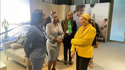 قبل افتتاحه غدا.. وزيرة البيئة: الجناح المصري بمؤتمر COP28 يحمل رسالة بشأن العمل المناخي