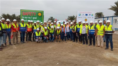 وفد البنك الأوروبي لإعادة الإعمار والتنمية يزور مشروعات الصرف الصحي بالفيوم