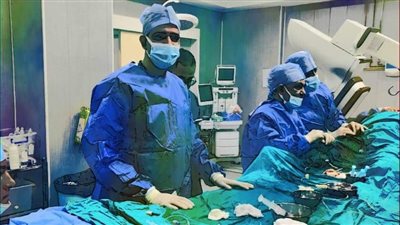 نجاح أول قسطرة علاجية مخية وتركيب دعامة بمستشفى النيل للتأمين الصحي في شبرا الخيمة