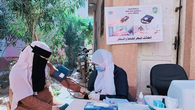 الكشف على 1407 مواطنين خلال قافلة طبية في قرية ناصف بالمنوفية