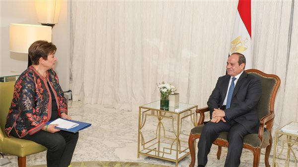 جانب من لقاء الرئيس