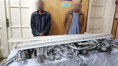 القبض على عاطل لسرقته حديد أبراج الضغط العالي بالإسكندرية 