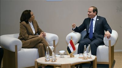 نائبة الرئيس الأمريكي لـ السيسي: لن نسمح بتهجير الفلسطينيين من غزة أو الضفة 