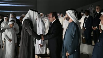 السيسي يشارك في الاحتفال باليوم الوطني لدولة الإمارات العربية المتحدة 