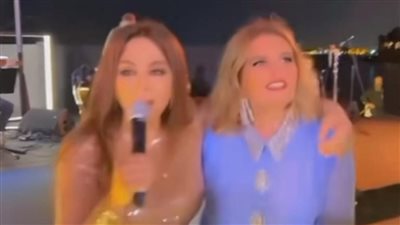 وصلة رقص بين يسرا وإليسا في أفتر بارتي مهرجان البحر الأحمر السينمائي |فيديو