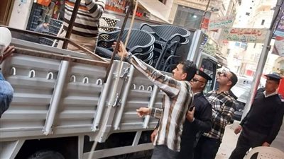 رفع 686 حالة إشغال طريق مخالف بعدد 3 مراكز بالبحيرة