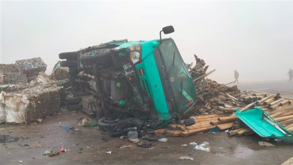 جانب من الحادث 