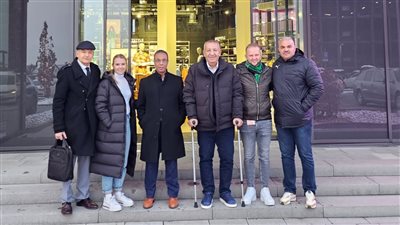 كامل أبو علي يلتقي رئيس الإسماعيلي في ألمانيا