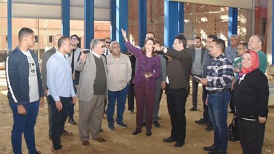 وزيرة الثقافة تتفقد مشروع إنشاء مركز 15 مايو للثقافة والفنون| صور