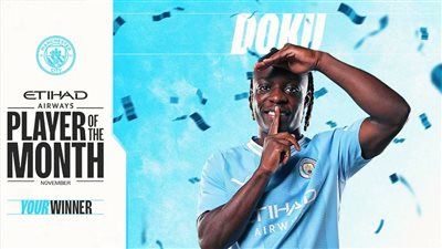 متفوقا على هالاند.. جيريمي دوكو يفوز بجائزة لاعب الشهر في مانشستر سيتي