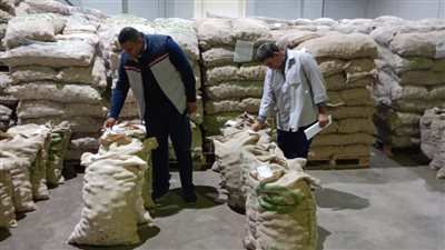 ضبط صاحب محطة حاصلات زراعية لتصرفه في التقاوي بالمخالفة للقانون بالبحيرة 