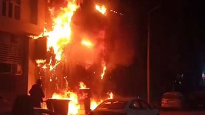 مصرع ربة منزل في حريق منزل بقرية ترسا في الفيوم